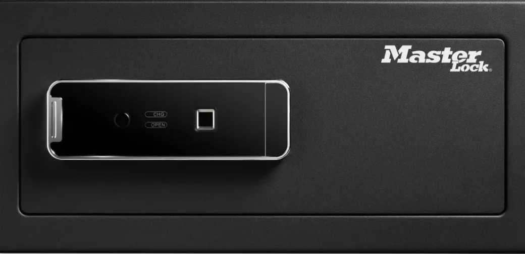 Brico Kluizen-Master Lock Massief Stalen Kluis Met Biometrische Opening Formaat L