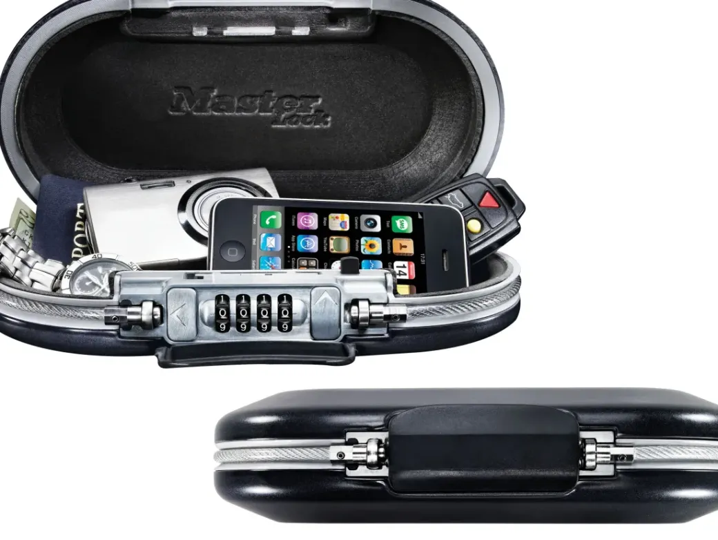 Brico Kluizen-Master Lock Mobiele Kluis Safe Space Met Combinatieslot En Kabel