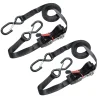 Brico Spanbanden-Master Lock Spanbanden + S-Haken 4,25Mx25Mm Zwart 2St.