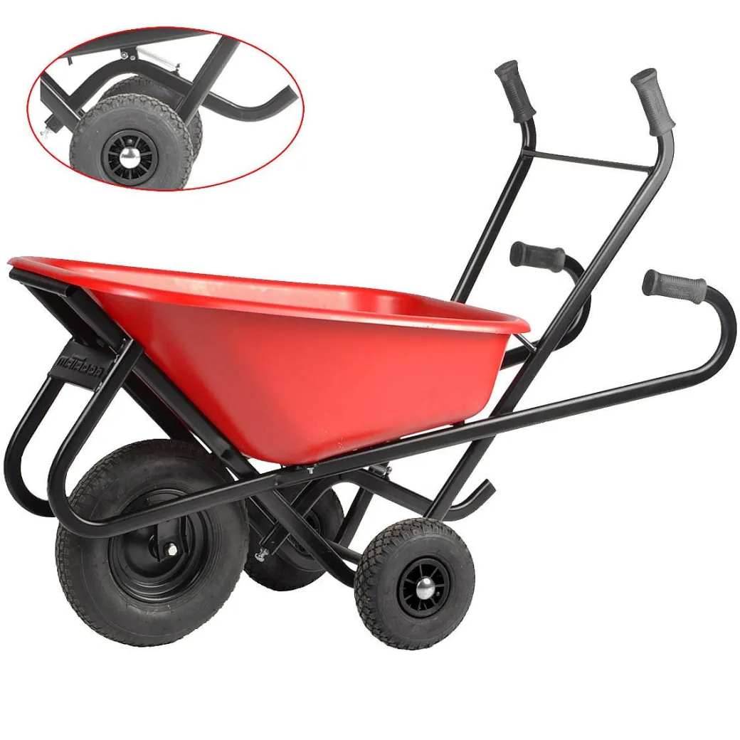 Matador Kruiwagen 90Ltr Ergo Toro® Ct Rode Bak Met Luchtbanden|Brico Discount
