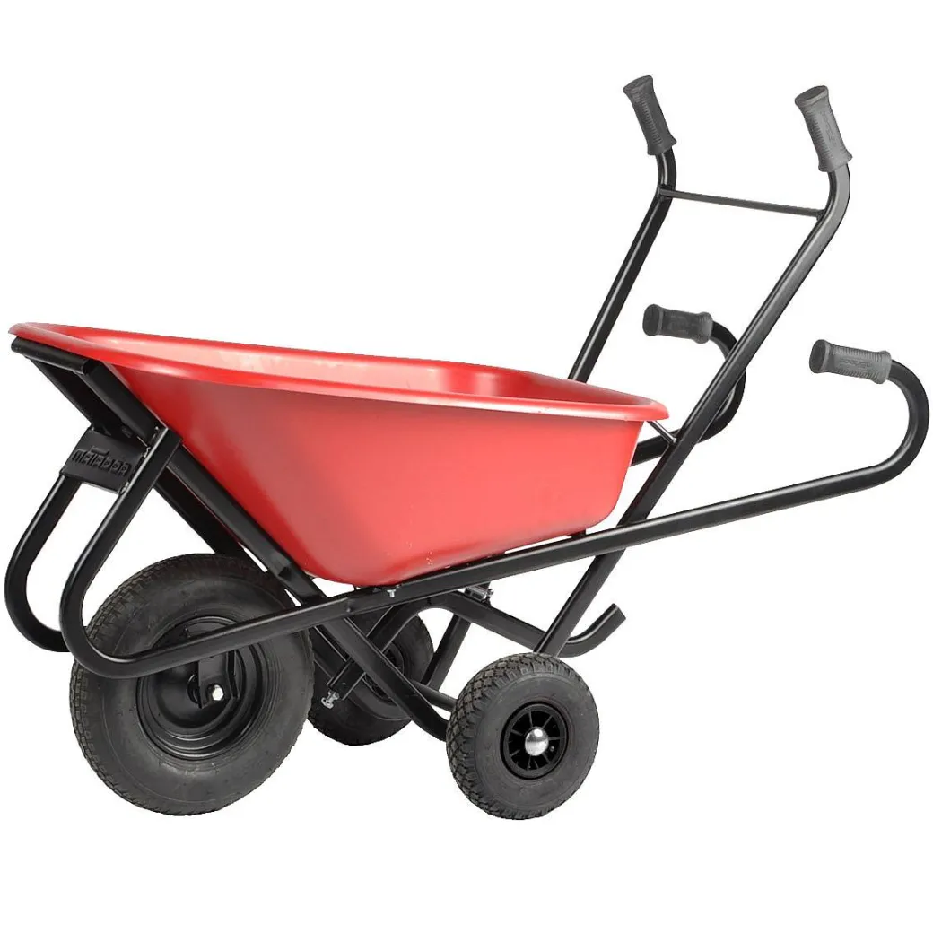Matador Kruiwagen 90Ltr Ergo Toro® Ct Rode Bak Met Luchtbanden|Brico Discount