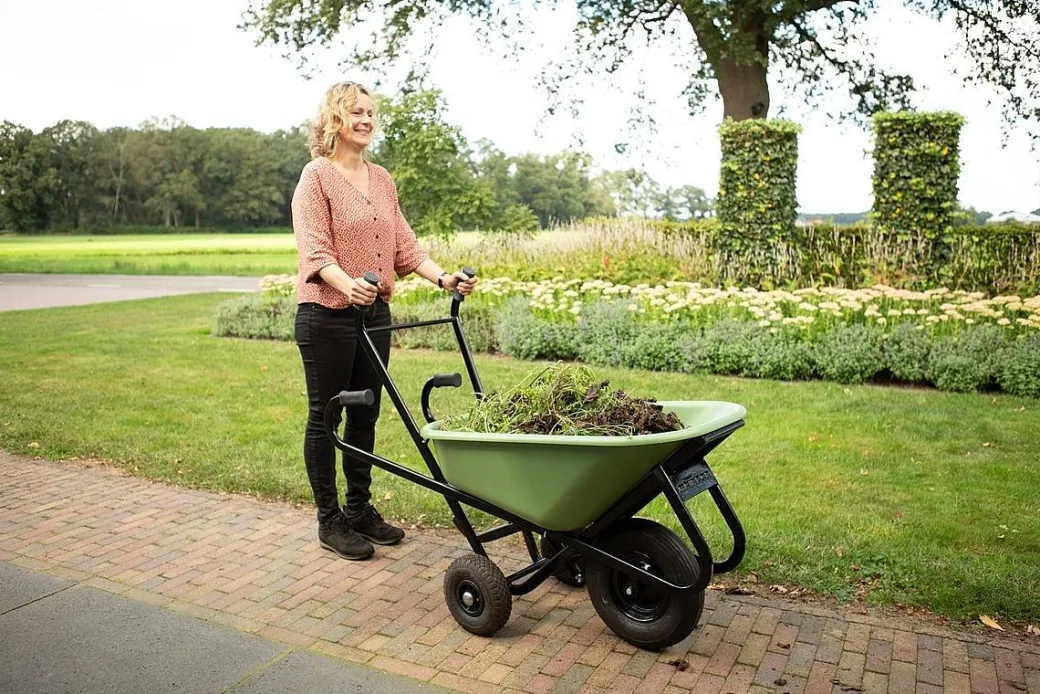 Matador Kruiwagen 90Ltr Ergo Toro® Ct Rode Bak Met Luchtbanden|Brico Discount