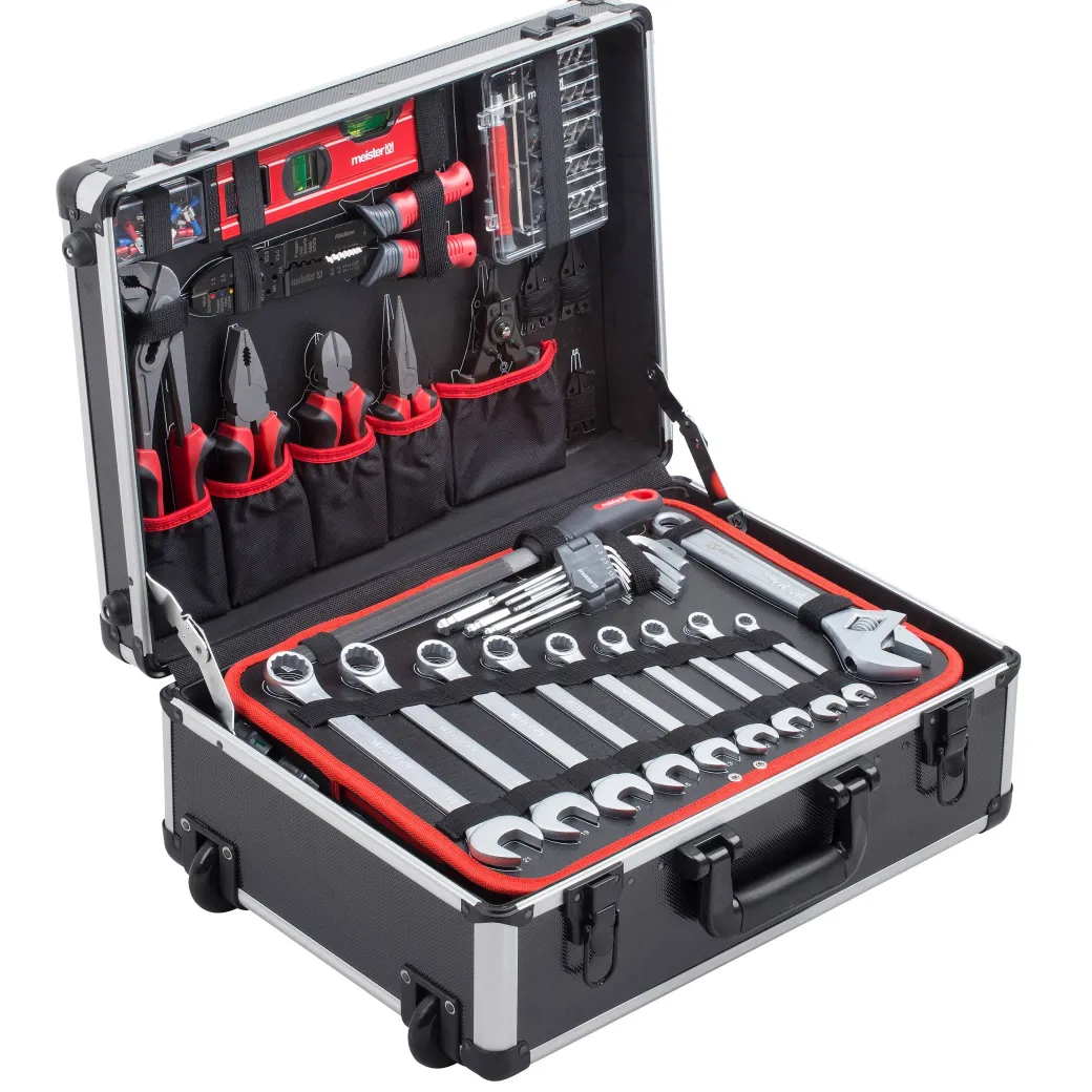 Meister Gereedschapset 156-Delig In Trolleykoffer|Brico Outlet