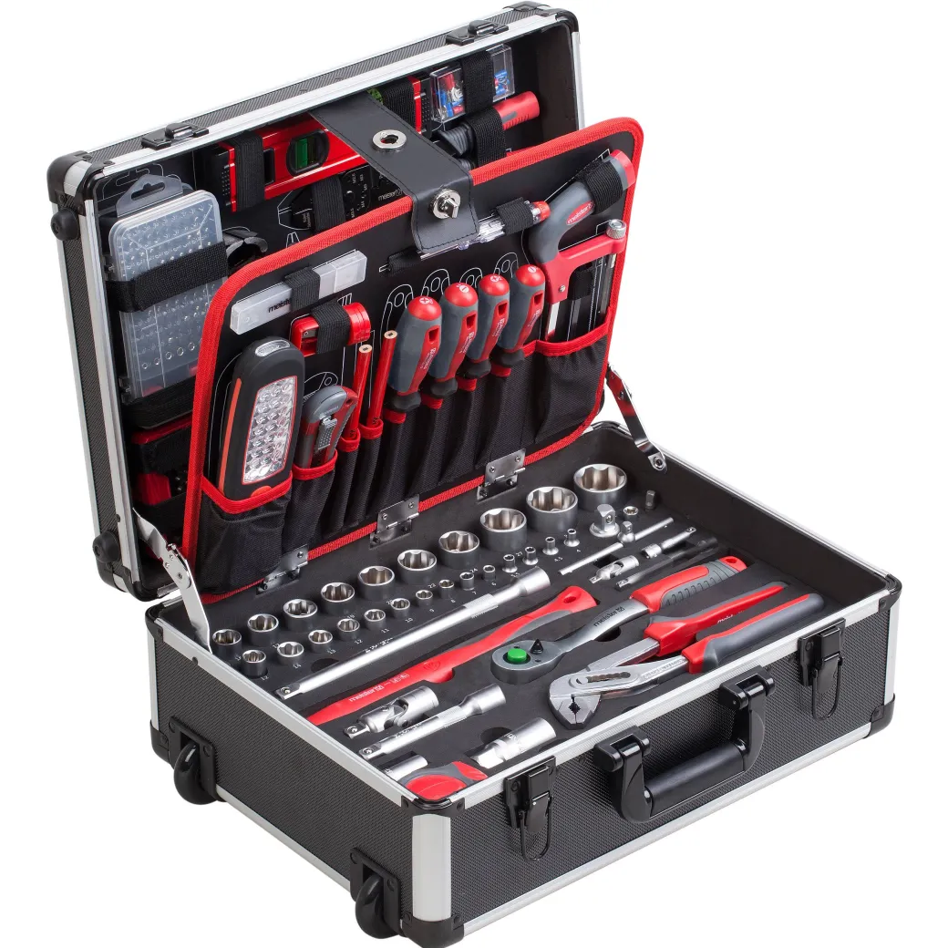 Meister Gereedschapskoffer Met Trolleyfunctie - 230 Stuks|Brico Sale