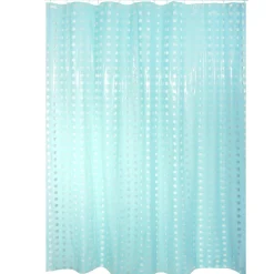 Msv Douchegordijn Bristol Blauw 180Cm|Brico Best