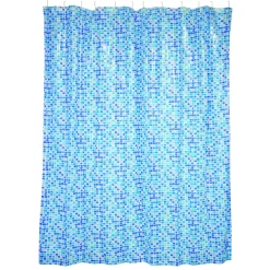 Msv Douchegordijn Concept Blauw 180Cm|Brico Outlet