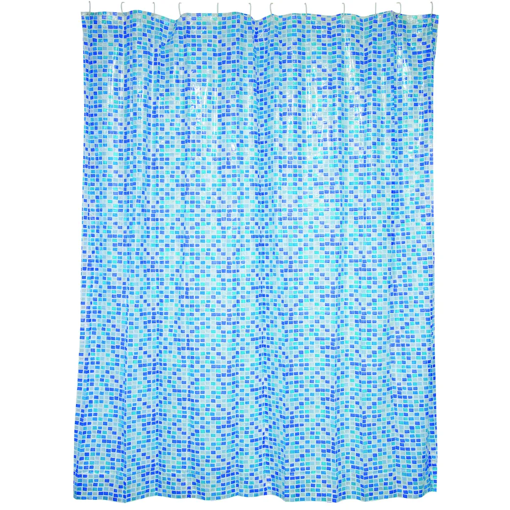 Msv Douchegordijn Concept Blauw 180Cm|Brico Outlet