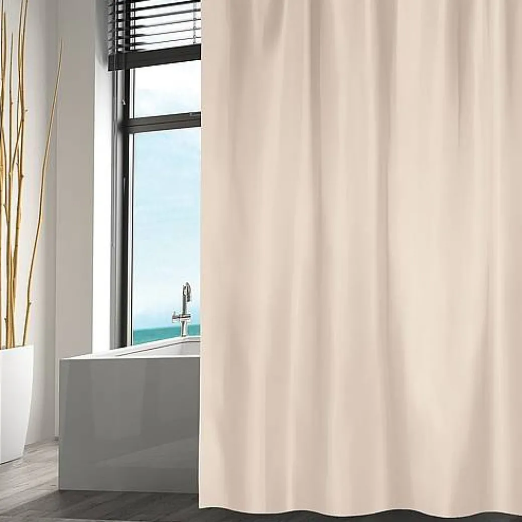 Msv Douchegordijn Polyester 180X200Cm Beige|Brico Clearance