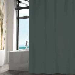 Msv Douchegordijn Polyester 180X200Cm Donkergroen|Brico Sale