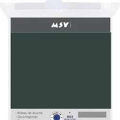 Msv Douchegordijn Polyester 180X200Cm Donkergroen|Brico Sale