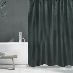 Msv Douchegordijn Polyester 180X200Cm Donkergroen|Brico Sale