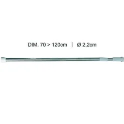 Msv Douchestang 70-120Cm Uitschuifbaar|Brico Clearance