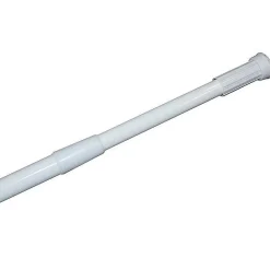 Msv Douchestang 70-120Cm Uitschuifbaar Wit|Brico Discount