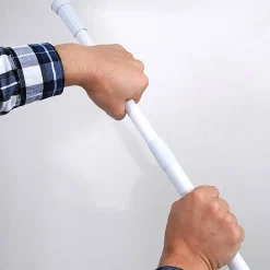 Msv Douchestang 70-120Cm Uitschuifbaar Wit|Brico Discount