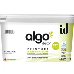 Brico Muurverf-Muurverf Id Algo Wit Zijdeglans 2L