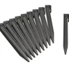 Brico Opsluitbanden & Boordstenen-Nature Grondpennen Voor Tuinborder Polyethyleen Grijs 1,9X1,8X26,7Cm 10 Stuks