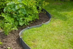 Brico Opsluitbanden & Boordstenen-Nature Grondpennen Voor Tuinborder Polyethyleen Grijs 1,9X1,8X26,7Cm 10 Stuks
