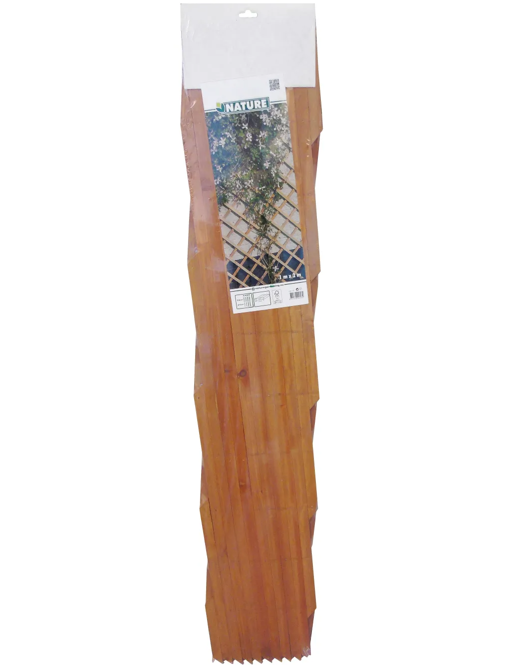 Nature Plantenklimrek Hout 200X100Cm|Brico Clearance