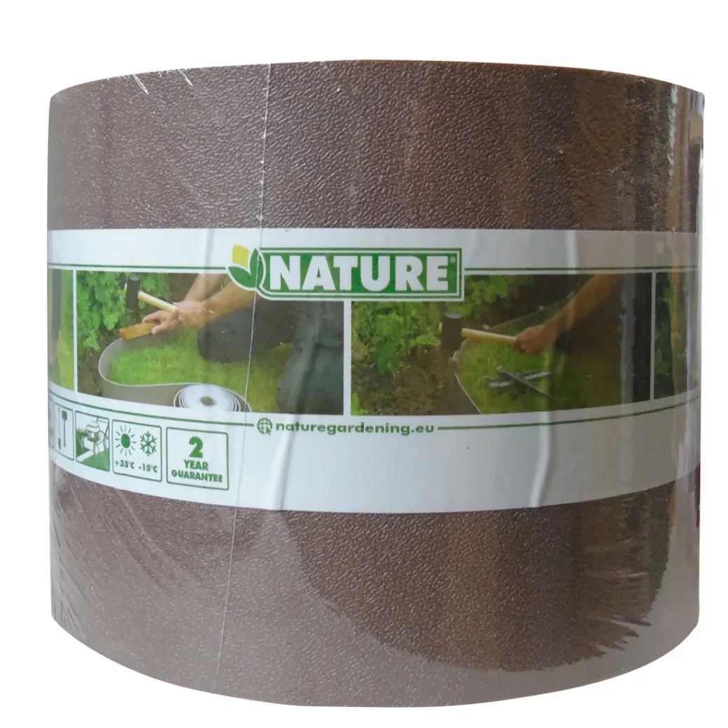 Brico Opsluitbanden & Boordstenen-Nature Tuinborder Pe Taupe 3Mm - H15Cmx10M