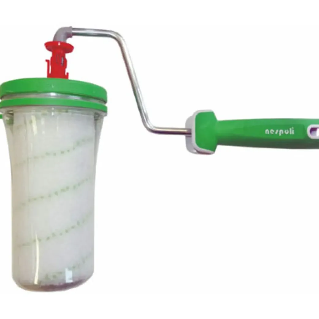 Brico Verfborstels-Nespoli Rol Met 'Rollmatic-Systeem' Teflon 18Cm