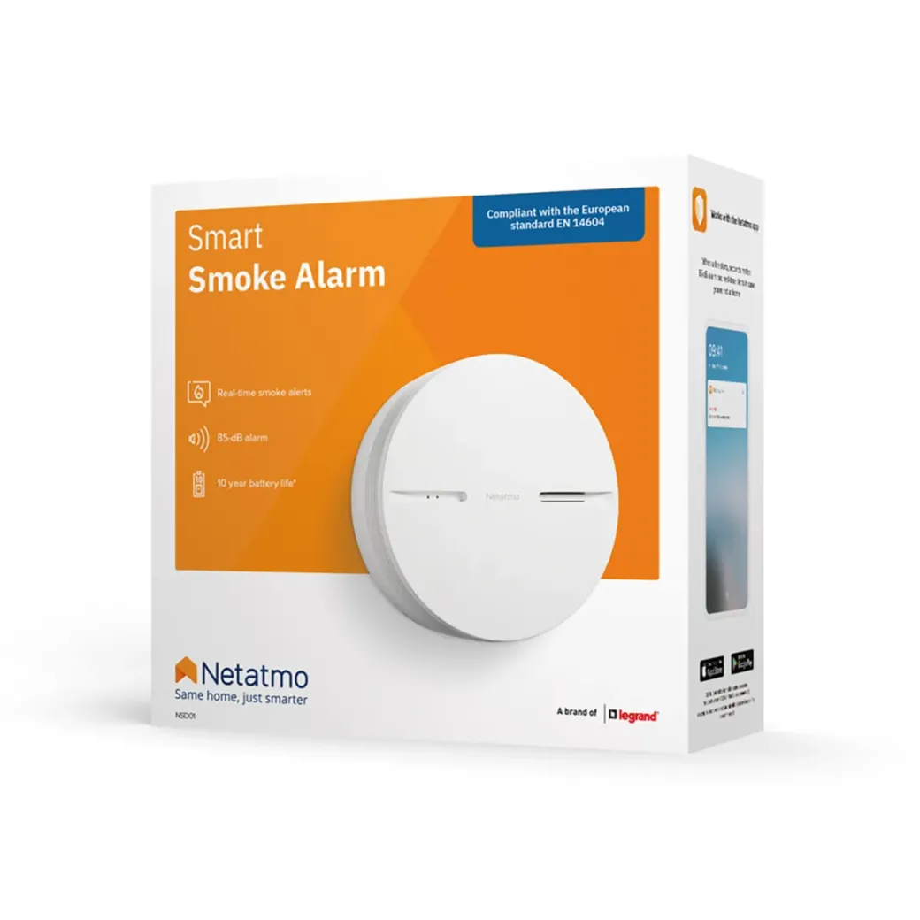 Brico Brandbeveiliging-Netatmo Slimme Rookmelder Wit 2St.