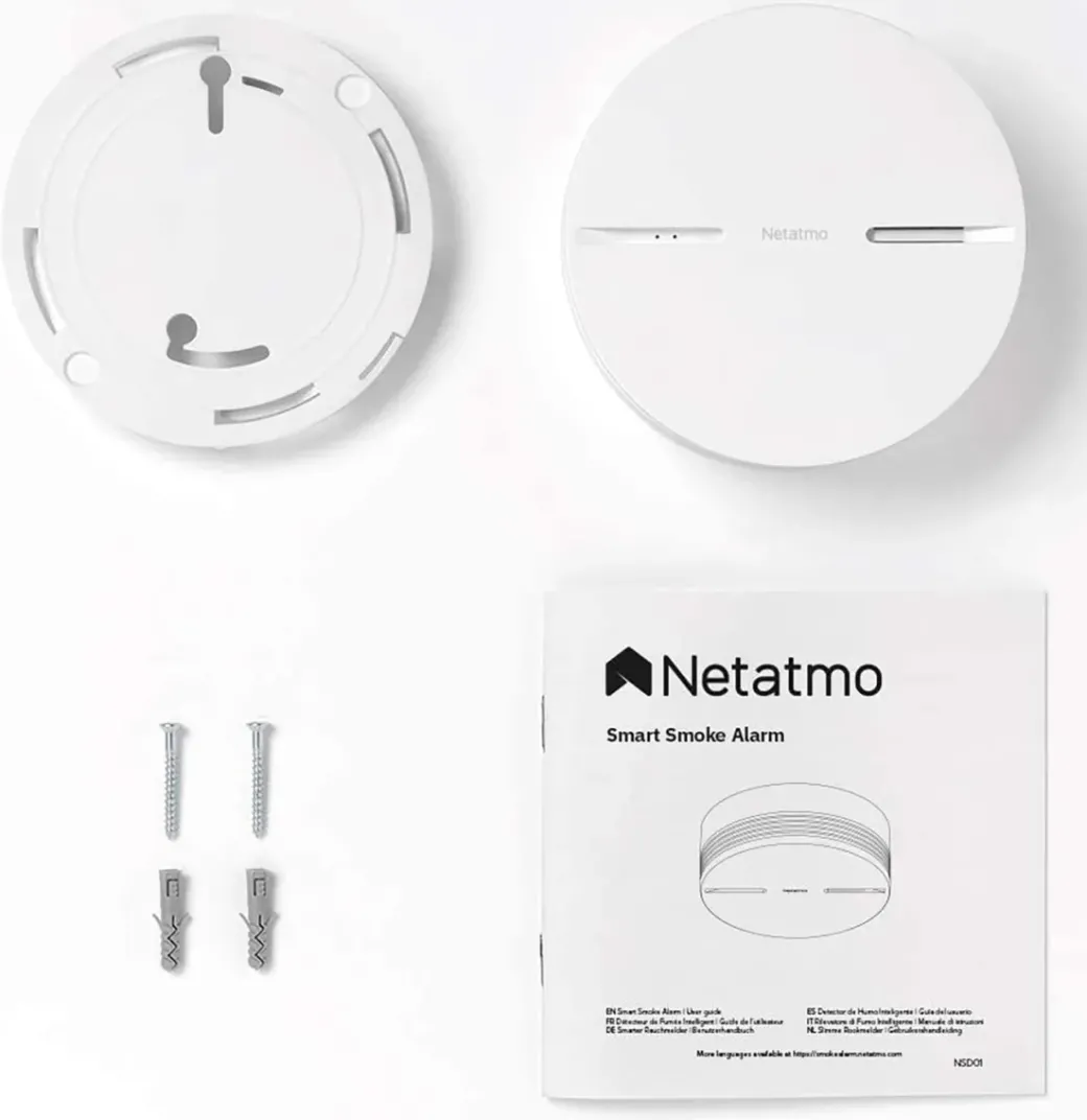 Brico Brandbeveiliging-Netatmo Slimme Rookmelder Wit