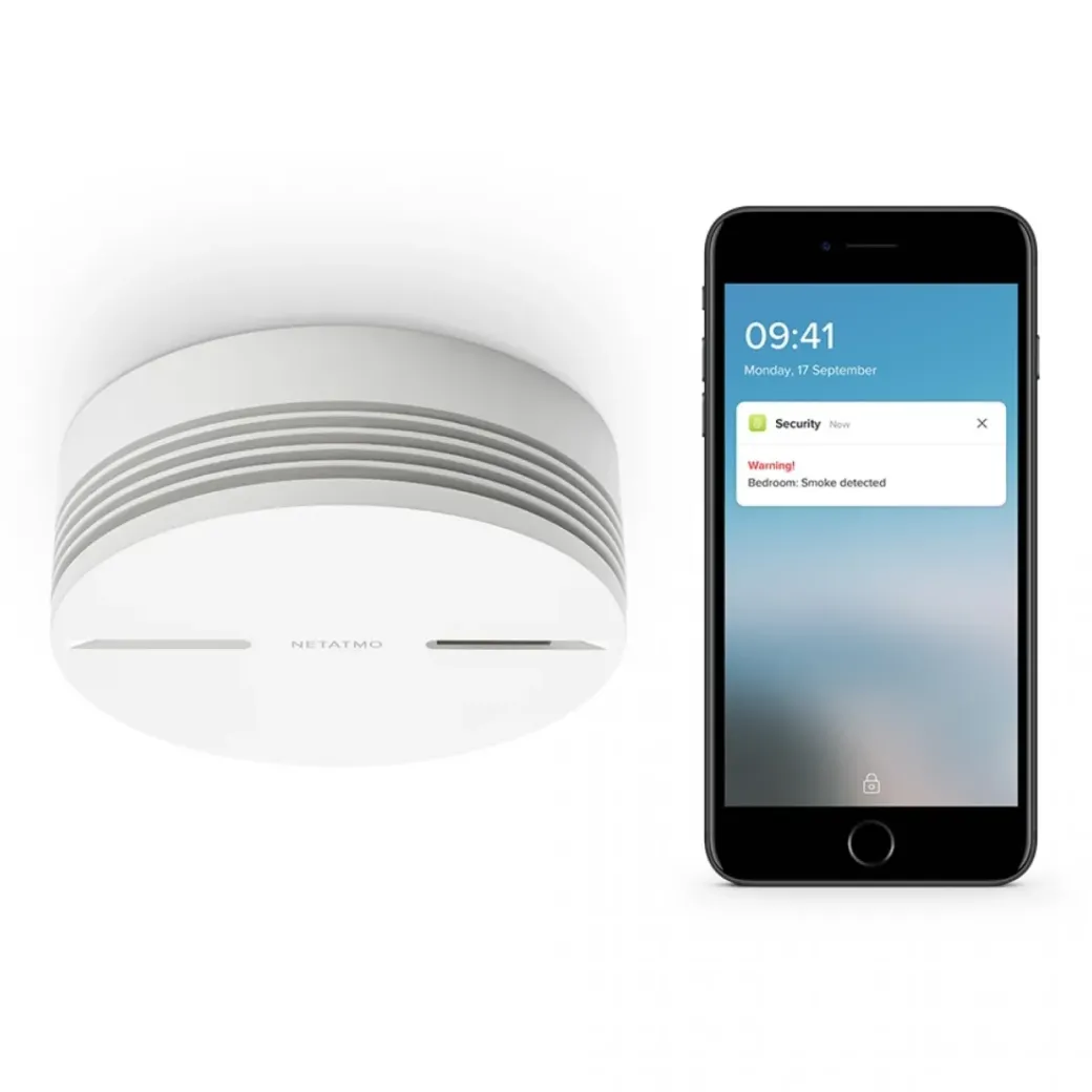 Brico Brandbeveiliging-Netatmo Slimme Rookmelder Wit