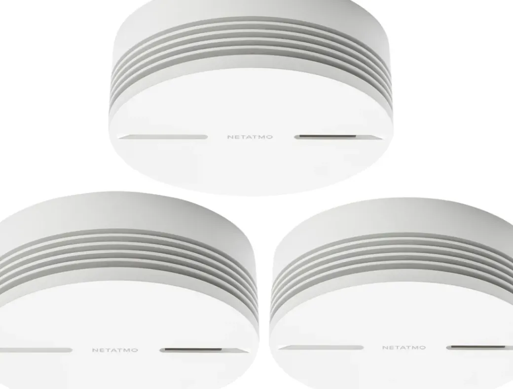 Brico Brandbeveiliging-Netatmo Slimme Rookmelder Wit 3 Stuks
