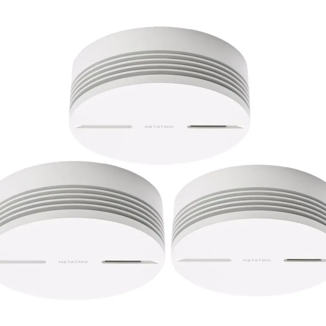 Brico Brandbeveiliging-Netatmo Slimme Rookmelder Wit 3 Stuks
