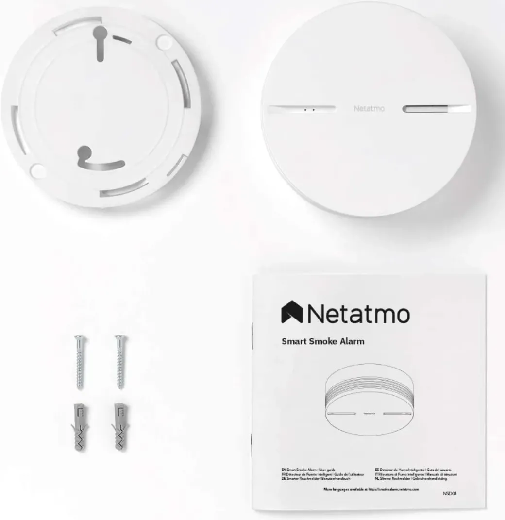 Brico Brandbeveiliging-Netatmo Slimme Rookmelder Wit 3 Stuks