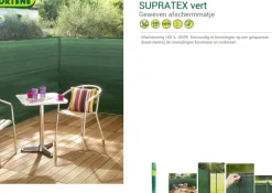 Brico Balkonschermen-Nortene Balkonscherm Supratex Groen 10X1,5M