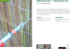 Brico Balkonschermen-Nortene Bevestigingskit ‘Twister Kit'