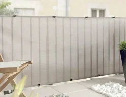 Nortene Tuinscherm Everly Grijs 1X5M|Brico Online