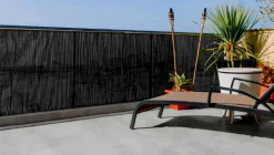 Brico Tuinschermen En Poorten-Nortene Tuinscherm Fency Antraciet 1X3M