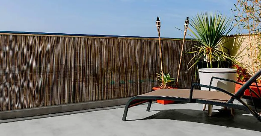 Nortene Tuinscherm Fency Bruin Kunststof 1,5X3M|Brico Clearance