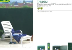 Brico Tuinschermen En Poorten-Nortene Tuinscherm Plastic Groen 1X3M