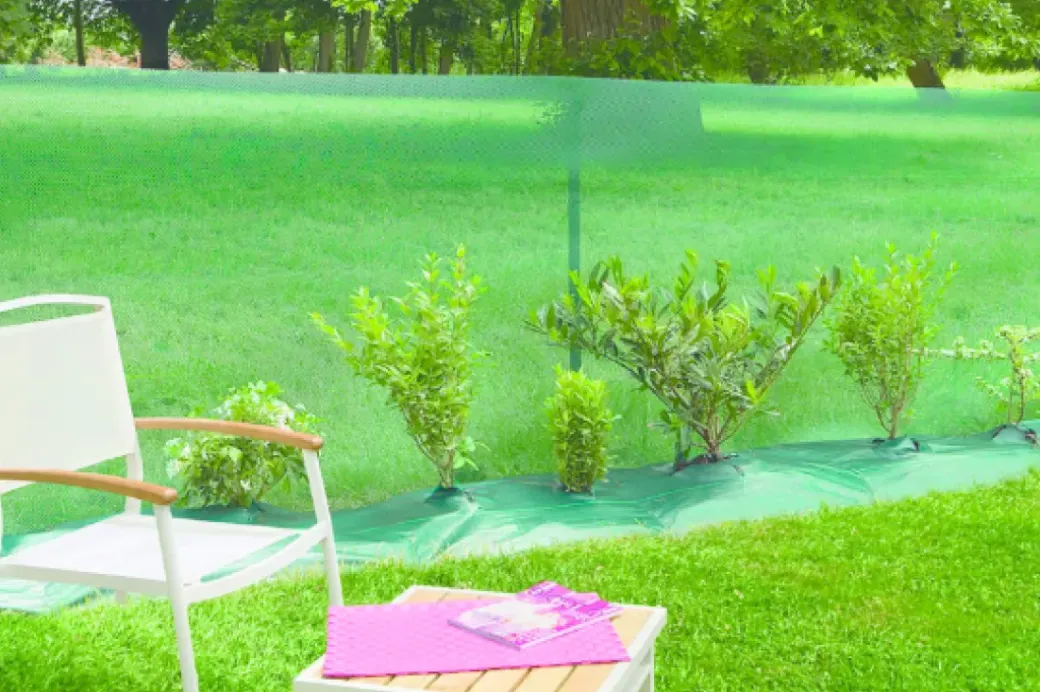 Brico Balkonschermen-Nortene Zichtdoek Zichtbelemmering Windanet Groen 1X3M