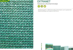 Brico Balkonschermen-Nortene Zichtdoek Zichtbelemmering Extranet Groen 1,5X10M