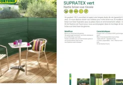 Brico Balkonschermen-Nortene Zichtdoek Zichtbelemmering Supratex Groen 1,2X5M