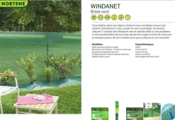 Nortene Zichtdoek Zichtbelemmering Windanet Groen 1X3M|Brico Best