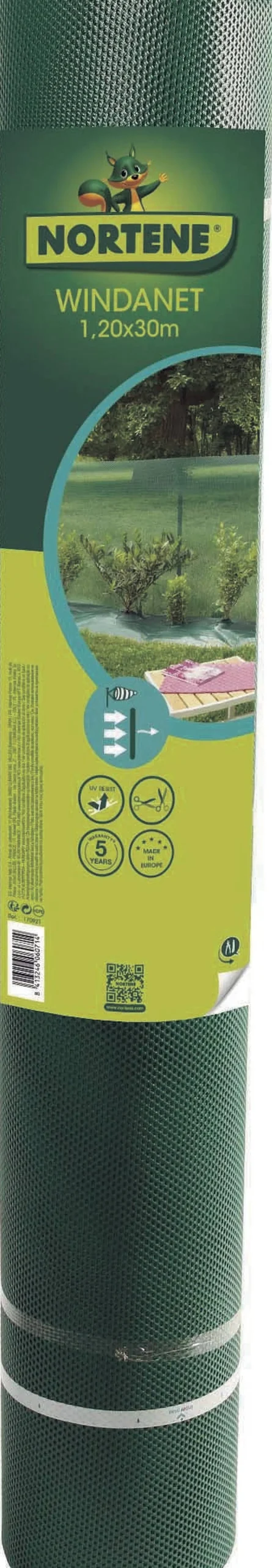 Nortene Zichtdoek Zichtbelemmering Windanet Groen 1X3M|Brico Best