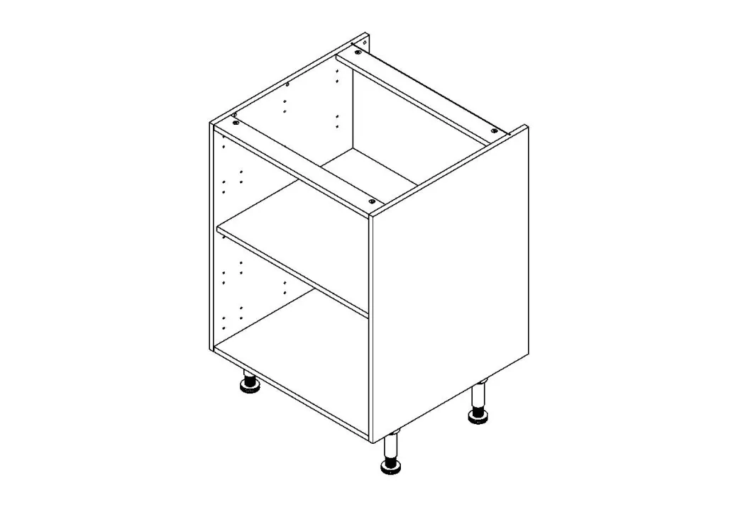 Onderkast Keuken Modulo Wit 60Cm|Brico Clearance