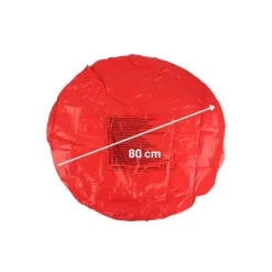 Brico Waterspeelgoed-Orange85 Watermat Met Fontein Waterspeelmat Rood 80Cm Kunststof
