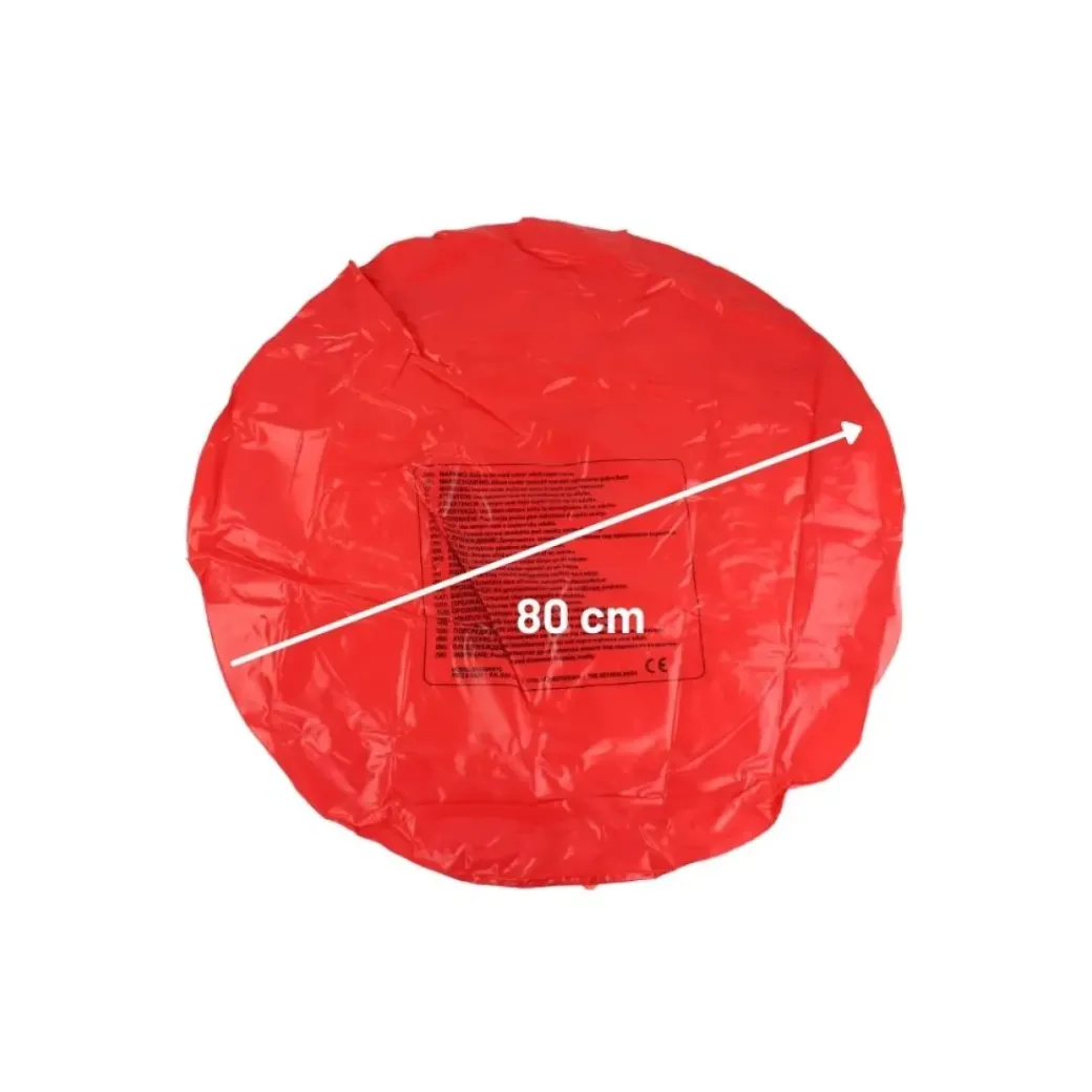Brico Waterspeelgoed-Orange85 Watermat Met Fontein Waterspeelmat Rood 80Cm Kunststof