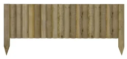 Oxford Tuinborder Natuurlijk Hout 20X90Cm|Brico Hot