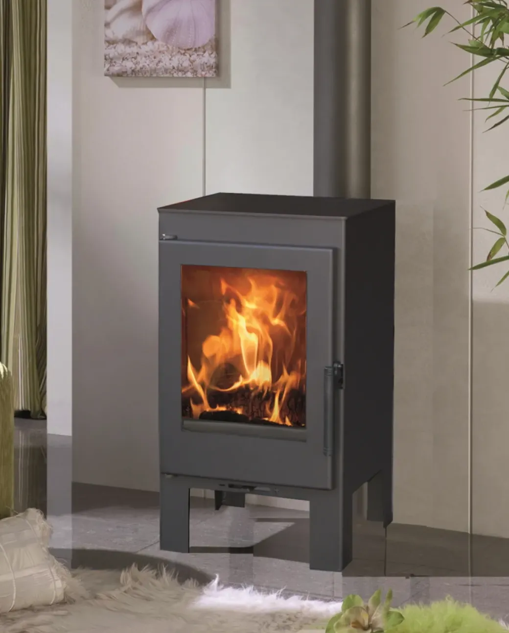 Brico Houtkachels<Panadero Houtkachel Ambar 3V Ecodesign 7,1Kw