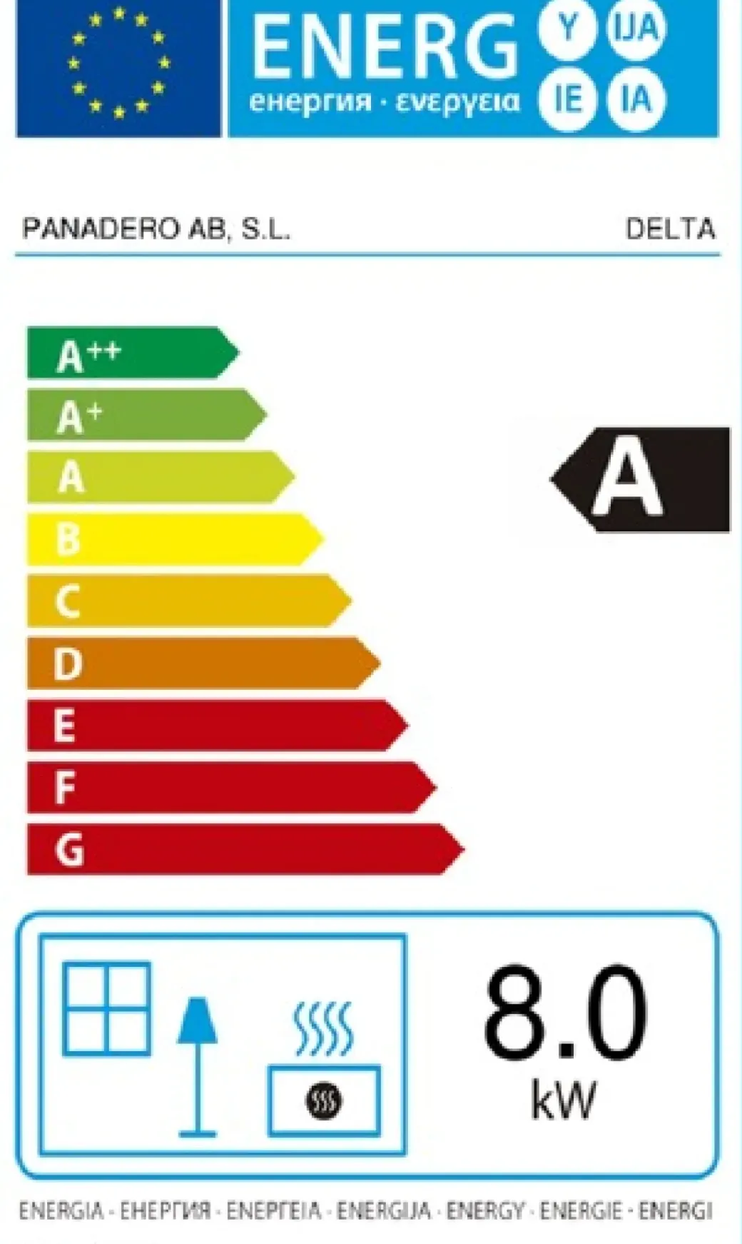 Brico Houtkachels<Panadero Houtkachel Delta Ecodesign 8Kw
