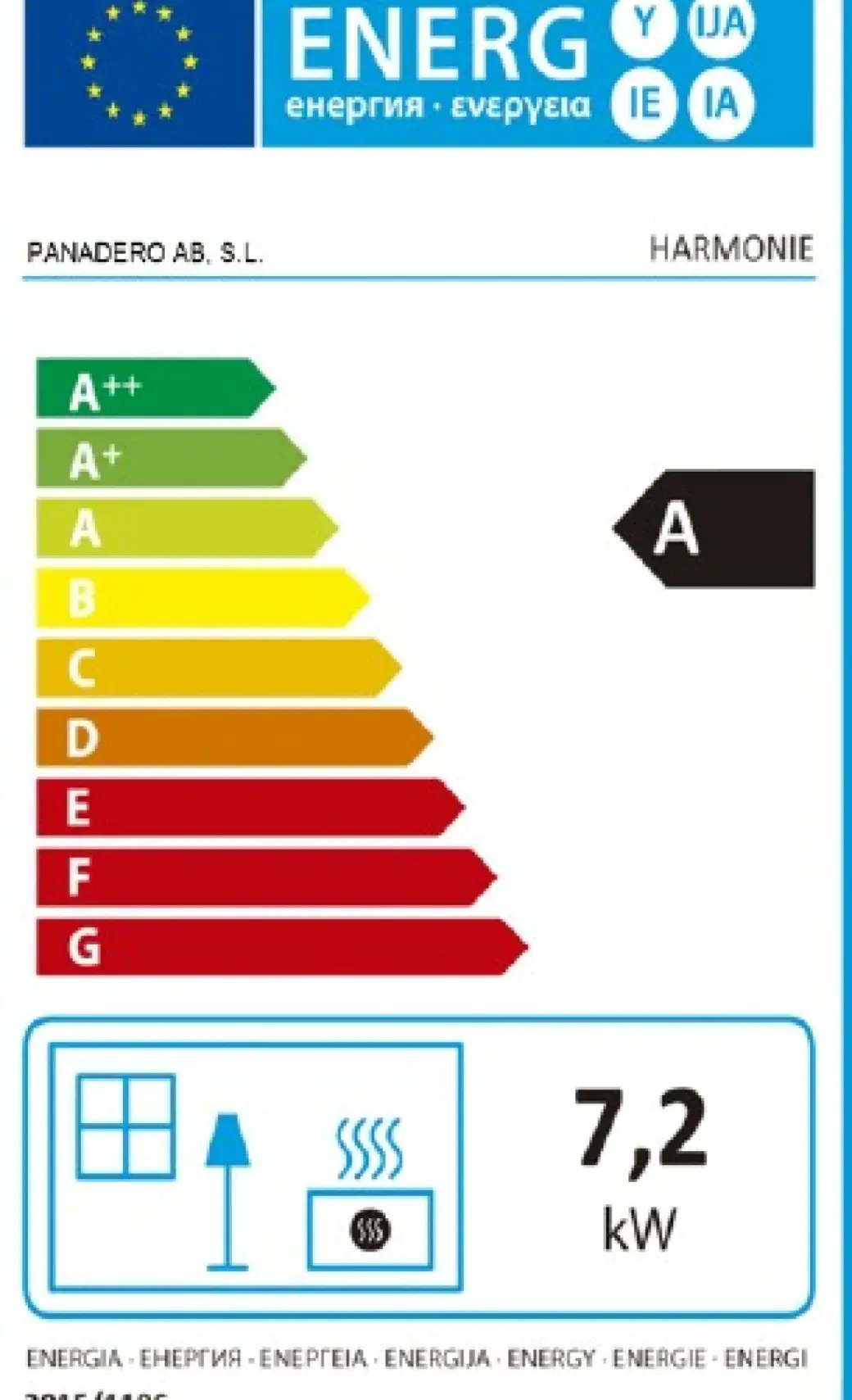 Brico Houtkachels<Panadero Houtkachel Harmonie 3V Ecodesign 7,2Kw