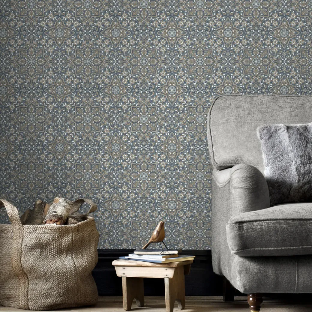 Brico Behangpapier-Papierbehang Homestyle Fh37542 Blauw