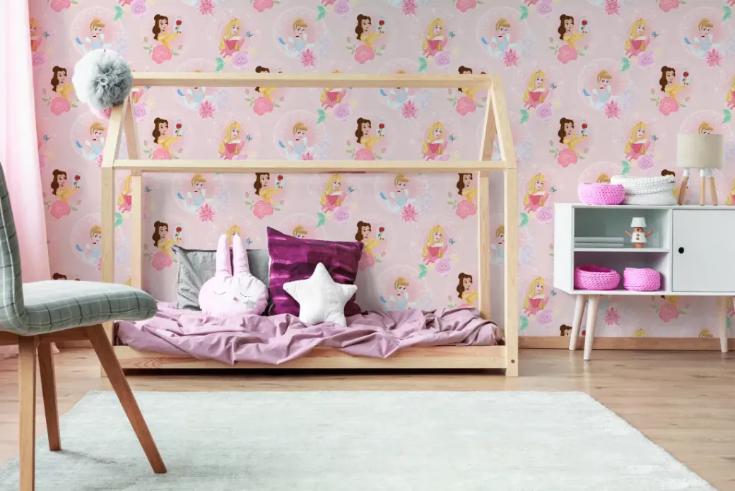 Brico Behang Kinderkamer-Papierbehang Pastel Princess